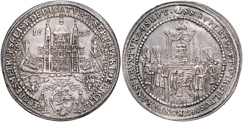 Erzbistum Salzburg Neuzeit
Paris Graf Lodron 1619 - 1653 1/2 Taler 1628 Salzbur...