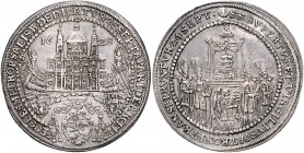 Erzbistum Salzburg Neuzeit
Paris Graf Lodron 1619 - 1653 1/2 Taler 1628 Salzburg. 14,10g. HZ 1438 vz/stgl
