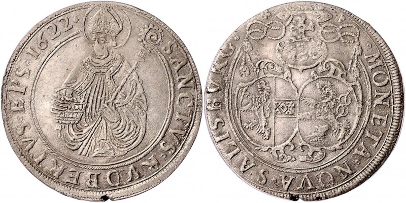 Erzbistum Salzburg Neuzeit
Paris Graf Lodron 1619 - 1653 Kippertaler zu 120 Kre...