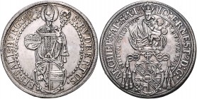 Erzbistum Salzburg Neuzeit
Johann Ernst Graf Thun Hohenstein 1687 - 1709 Taler 1694 Salzburg. 29,34g. HZ 2166 vz