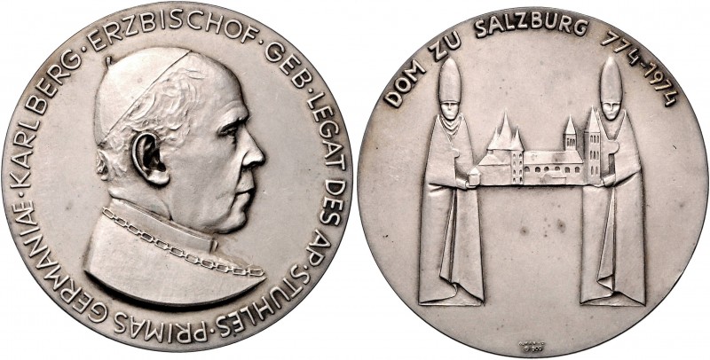 Salzburg unter österreichischer Regierung 1945 - heute
 Silbermedaille 1974 auf...