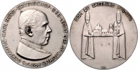 Salzburg unter österreichischer Regierung 1945 - heute
 Silbermedaille 1974 auf Erzbischof Karl Berg, 1200 Jahre Dom zu Salzburg, von Giacomo Manzu, ...