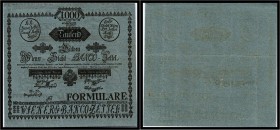 1.000 Gulden 1784, Formular. Kodnar/Künstner 22 s, Richter 22 F II