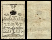 25 Gulden 1800, Ausgegebene Note. Kodnar/Künstner 34 a, Richter 34 III