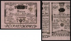 500 Gulden 1800, Formular. Kodnar/Künstner 37 s, Richter 37 F/d II