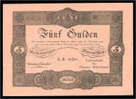 5 Gulden 1833, Formular. Kodnar/Künstner 71 s, Richter 69 F/b II