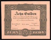 10 Gulden 1834, Formular. Kodnar/Künstner 72 s, Richter 70 F/b I