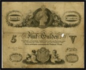 5 Gulden 1841, Ausgegebene Note. Kodnar/Künstner 73 a, Richter 71 IV