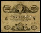 5 Gulden 1841, ZEITGENÖSSISCH GEZEICHNETE FÄLSCHUNG!. Kodnar/Künstner 73 a, Richter - IV