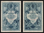 1 Gulden 1888. Kodnar/Künstner 110, Richter 147 I