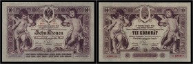 10 Kronen 1900, Ausgegebene Note. Kodnar/Künstner 111 a, Richter 148 I