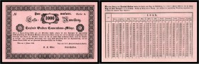 1.000 Gulden 1849. Kodnar/Künstner C 13 s, Richter 95 I