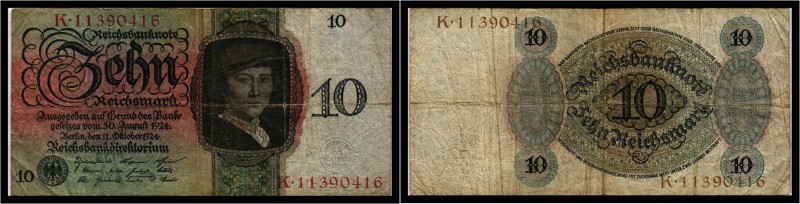 5 und 10 Mark 1924. Ro.DEU-172,(138) - Ro.168a neu DEU-173a V