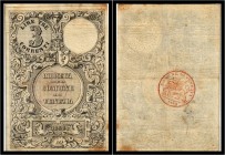 Venedig - Moneta del Comune di Venezia 1848. 2 Werte (1 u. 3 Lire) I