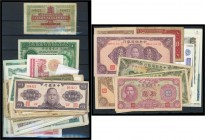 Asien - Lot von ca. 50 Baknoten vor 1945, darunter 10 Cents der Strait Settlements und Ausgaben aus Hong Kong, China und Vietnam III-IV
