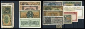 Griechenland - Lot von 42 Banknoten vor 1945 II-IV