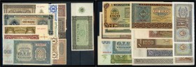Kroatien - Lot von 25 Banknoten vor 1945, in teilweiser kassenfrischer Erhaltung I-III