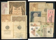 Osmanisches Reich - Lot von 22 Banknoten vor 1920 III-IV