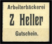 Graz - Arbeiterbäckerei - 2 Heller - KKN.S 258a I