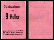 Graz - Brückenbau + Kesselschmiede Waagner - 11 Stück von 1 bis 10 Heller und 20 Heller 1920, KKN.S258 a / I. I-III