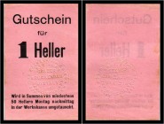 Graz - Brückenbau + Kesselschmiede Waagner - 11 Stück 1 Heller I-II