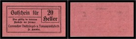 Lannach - Dachziegel u. Tonwarenfabrik - 2 Stück von 10, 20 Heller, KKN.S503. I
