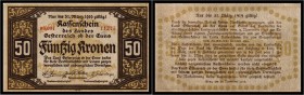 Österreich ob der Enns - 5,10,20,50 Kronen 1919, KKN.S692 VI. a-d. I