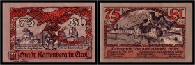 Rattenberg - 2 Serien - 5,20,30,40,50,75 Heller 1920 - KKN.S 821 I. und II. I