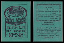 Wenig / Braunau - 24 Stück 10 Heller 1920 - 23 Farbvarianten, dazu 16 Werte u. Farbvarianten ( Baum) Auflage 180 Stück, KKN.S1171 IV. I