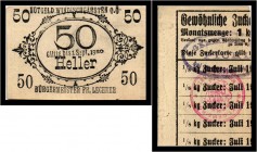 Windischgarsten - 19 Stück diverse Serien und Scheine 10,20,50 Heller 1920 - einige + Stempel. I-II