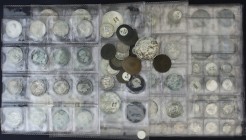 Lote 175 monedas. FERNANDO VI a ESTADO ESPAÑOL. Restos finales de colección; Incluye alguna moneda de los Borbones, cobres y plata de Isabel II, moned...