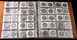 Lote 174 monedas. Siglo XIX-XX. AR. Contiene monedas del Centenario de 2 y 5 pesetas de muchas fechas diferentes desde el Gobierno Provisional a Alfon...
