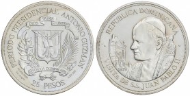 25 Pesos. 1979. 65,25 grs. AR. Visita Juan Pablo II. KM-54. SC.