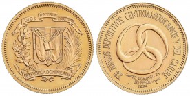 30 Pesos. 1974. 11,74 grs. AU. XII Juegos Deportivos del Caribe. Fr-2; KM-36. SC.
