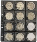 Lote 10 monedas 5 Francos. 1830 y 1831 (9). LUIS FELIPE I. BURDEOS, LA ROCHELLE, LYON (2), MARSELLA (2), ROUEN (3) y TOULOUSE. AR. A EXAMINAR. KM-735....