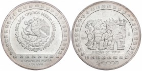 10.000 Pesos. 1992. 5 Onzas. AR. Piedra de Tizoc. KM-557. SC.