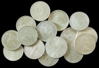 Lote 15 monedas. 1909 a 1974. CANADÁ (5), INDOCHINA FRANCESA y PORTUGAL (9). AR. A EXAMINAR. EBC a SC.