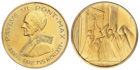 Medalla. 1975. VATICANO. 7,50 grs. AU. Año Santo. Pablo VI. En estuche, con certificado. PROOF.