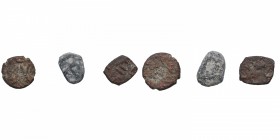 s. V a III aC. Diferentes perirodos. Alguna semi-ilegible. Lote de 3 monedas griegas. A examinar. BC a MBC. Est.30.
