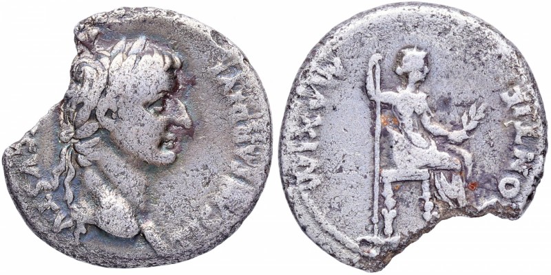14-37 dC. Tiberio Julio César (14-37 dC). Lugdunum (Galia Lugdunense). Denario. ...
