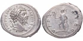 200-201 dC. Lucio Septimio Severo (193-211 dC). Roma. Denario. RIC IV Septimius Severus 171A . Ag. 3,21 g. SEVERVS AVG – PART MAX: Busto de Septimio S...