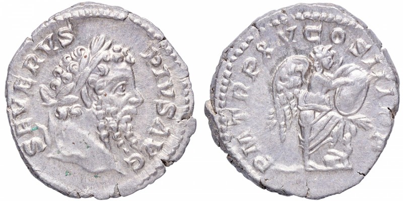 207 dC. Lucio Septimio Severo (193-211 dC). Roma. Denario. RIC IV Septimius Seve...