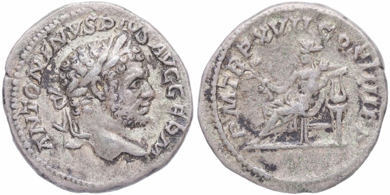 214 dC. Caracalla (211-217 dC). Roma. Denario. RIC IV Caracalla 238A. Ag. 3,17 g...