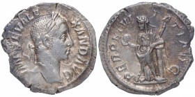 228-231 dC. Marco Aurelio Severo Alejandro (222-235 dC). Roma. Denario. RIC IV Severus Alexander 208. Ag. 2,57 g. IMP SEV ALE – XAND AVG: Busto de Sev...