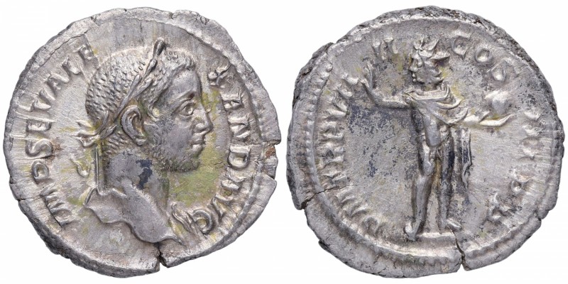 230 dC. Marco Aurelio Severo Alejandro (222-235 dC). Roma. Denario . RIC IV Seve...