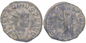 283-285 dC. Marco Aurelio Carino (283-285 dC). Ticinum (Pavía, Italia). Antoniniano. RIC V Carus 295. Ae. 2,93 g. IMP CARINVS P F AVG: Busto de Carino...