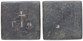 siglos V-VI. Ponderal bizantino. 1 onza. Cu-Ln. 26,88 g. MBC+. Est.40.