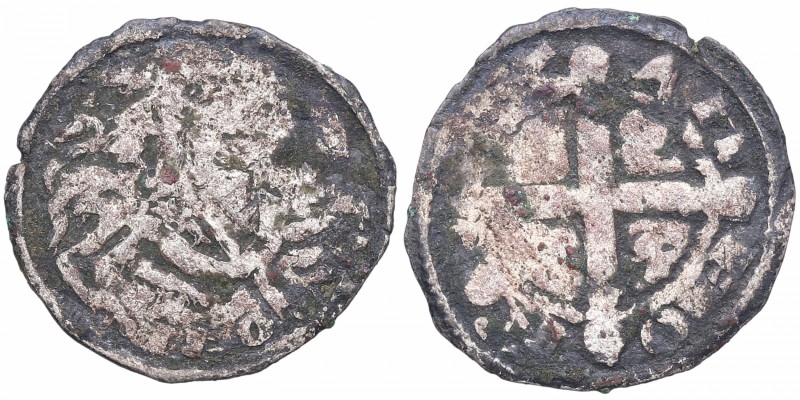 Alfonso IX (1188-1230). Santiago. Dinero leonés. MMM A9:5.22 (probablemente). Ve...