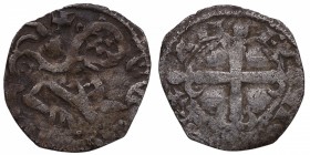 1188-1230. Alfonso IX (1188-1230). E vertical. Dinero. MMM A9:5.52; MAR 225,1. Ve. 0,68 g. MBC+. Est.60.