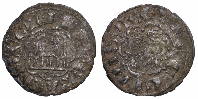 1252-1284. Alfonso X (1252-1284). Burgos. Dinero seisén. Ve. 0,79 g. MBC+. Est.3...